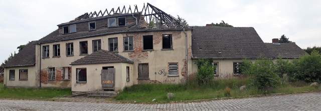 Bild: Demmin - Mehrfamilienhaus mit großem Brandschaden