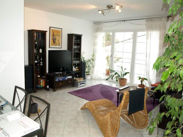 Wohnzimmer der Maisonettenwohnung